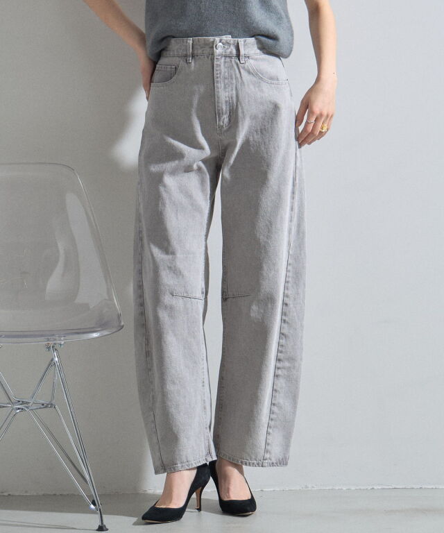 オフィシャルサイト限定】カラーデニムバレルレッグパンツ