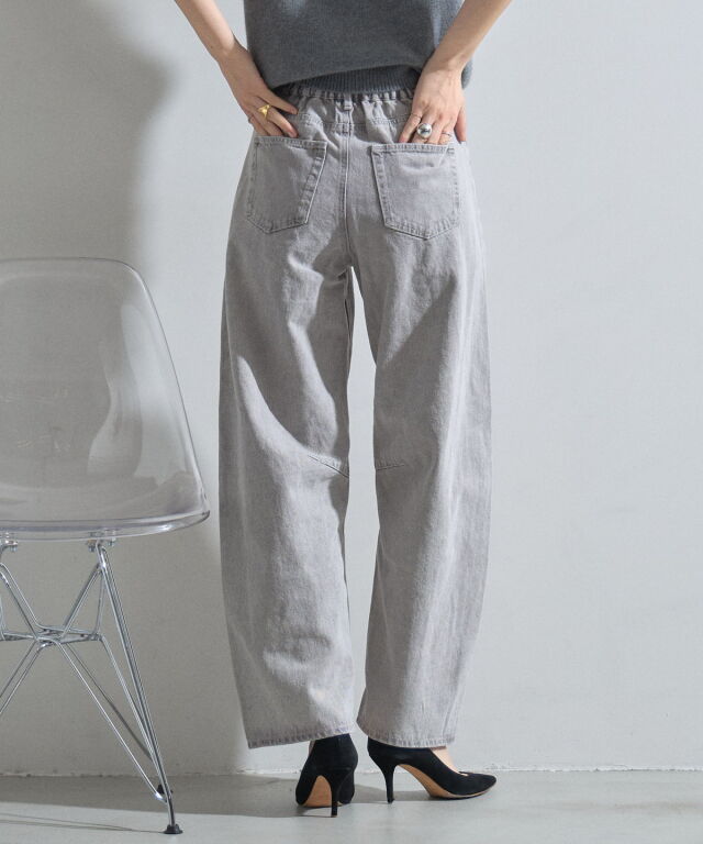 オフィシャルサイト限定】カラーデニムバレルレッグパンツ