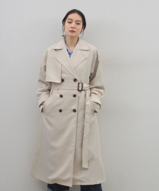 オフィシャルサイト限定】ツイルトレンチコート