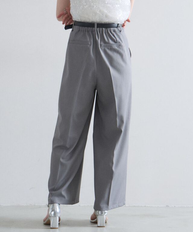 オフィシャルサイト限定】タックワイドパンツ（セットアップ可能）