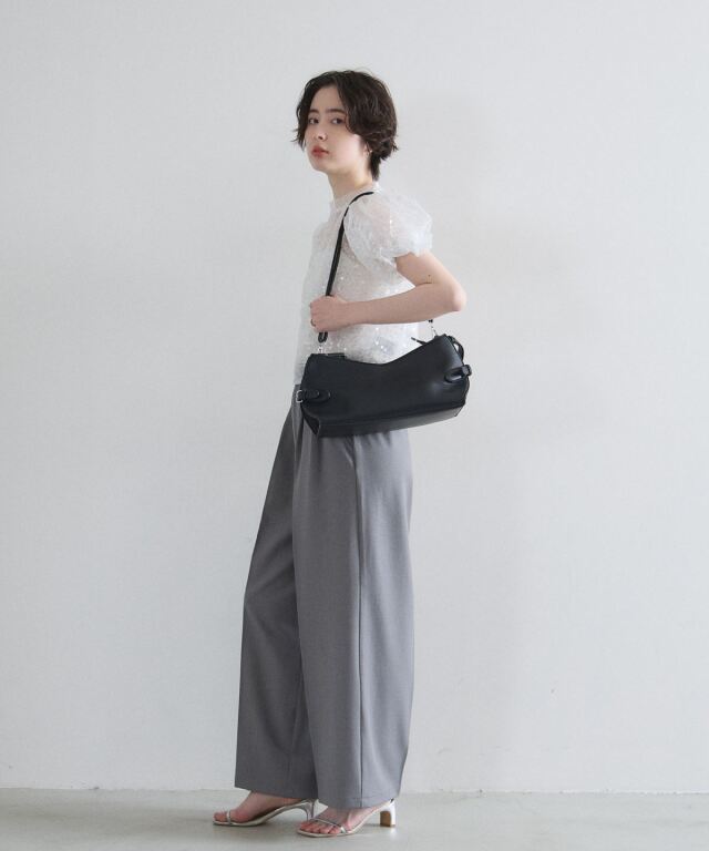 オフィシャルサイト限定】タックワイドパンツ（セットアップ可能）