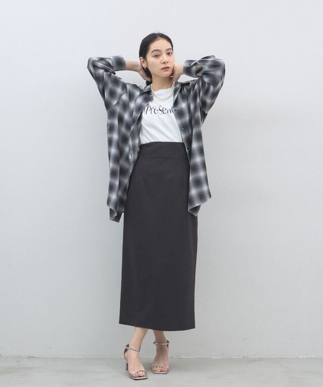 オフィシャルサイト限定】チェック2WAYシャツ/キャミビスチェ