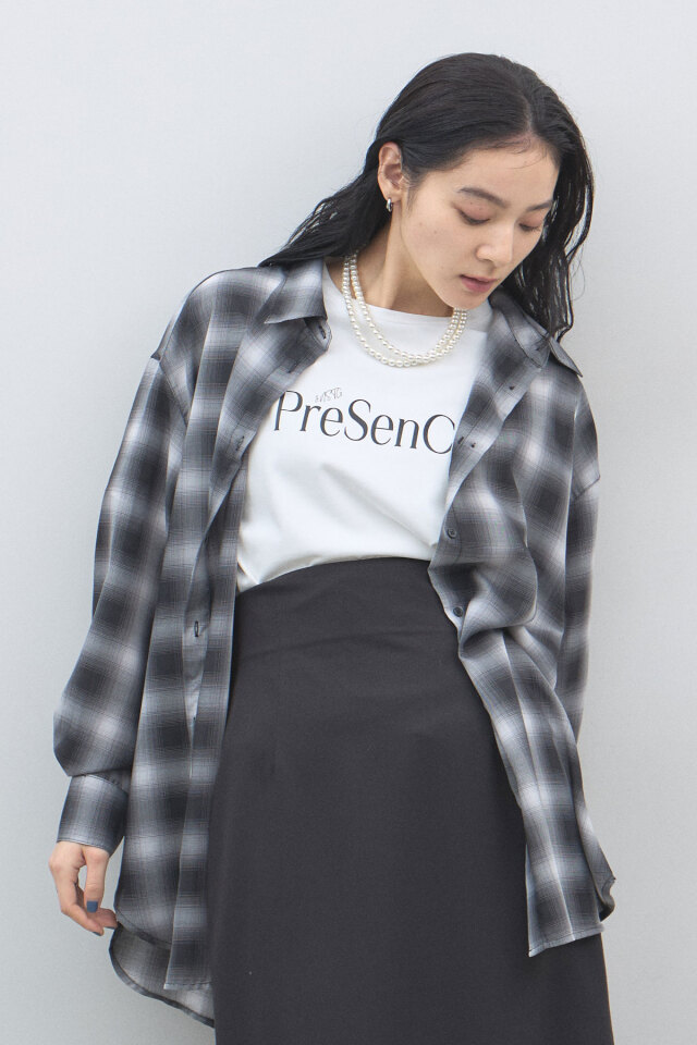 レーススリーブブラウス