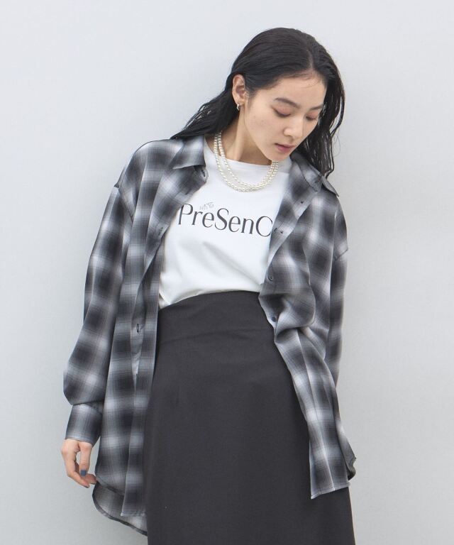 【オフィシャルサイト限定】チェック2WAYシャツ/キャミビスチェ