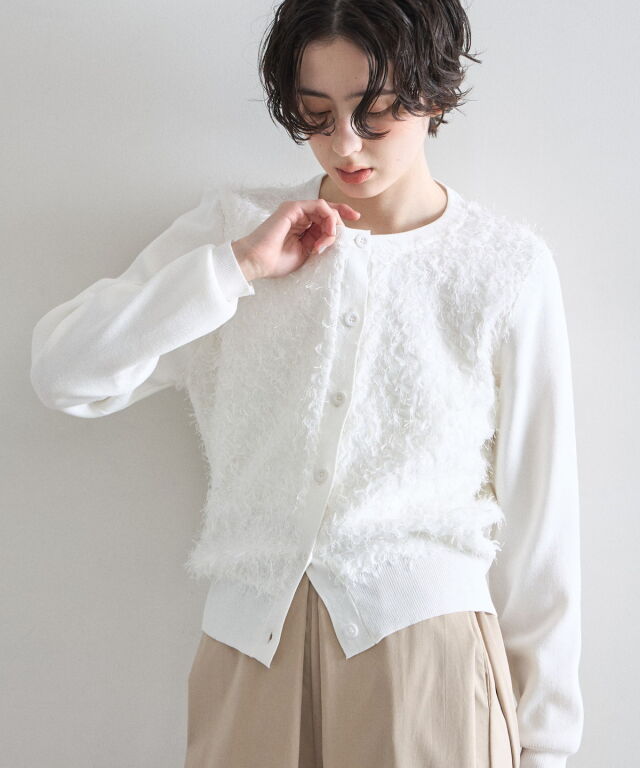 めたもん♪新品未_TOBECHIC_フリルロングカーディガン白Ⅲ 2026年最新】Yahoo!オークション -to be chic カーディガンの中古品
