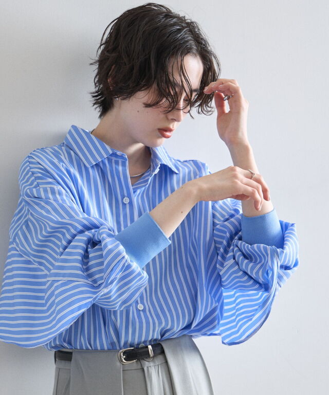 forme ビッグシャツ CAMBIO(カンビオ)】ビッグシルエットシャツ | CAMBIO カンビオ