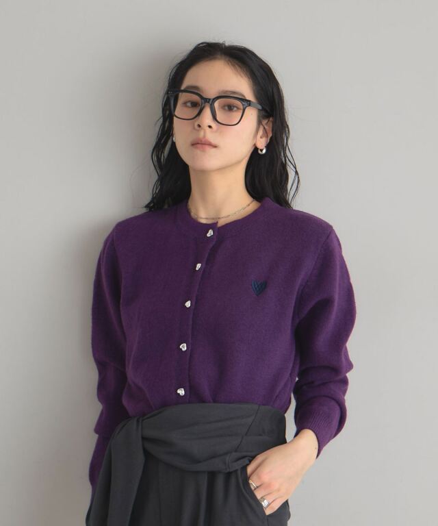 オフィシャルサイト限定】ハート刺繍カーディガン