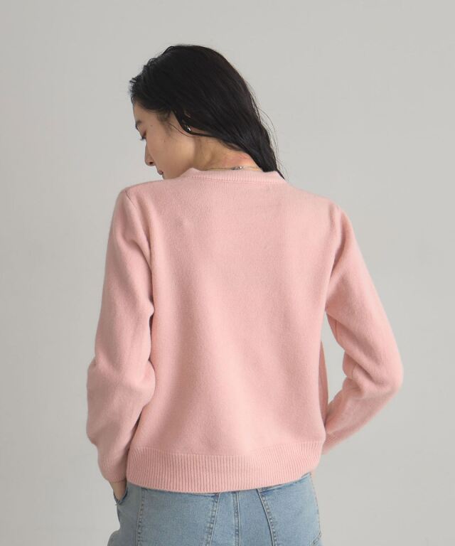 オフィシャルサイト限定】ハート刺繍カーディガン