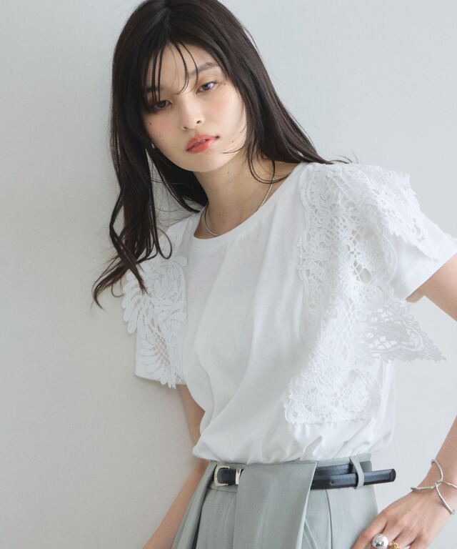 【オフィシャルサイト限定】アシメレースTシャツ