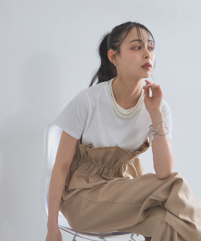 オフィシャルサイト限定】ビスチェ風デザインTシャツ×パンツセット