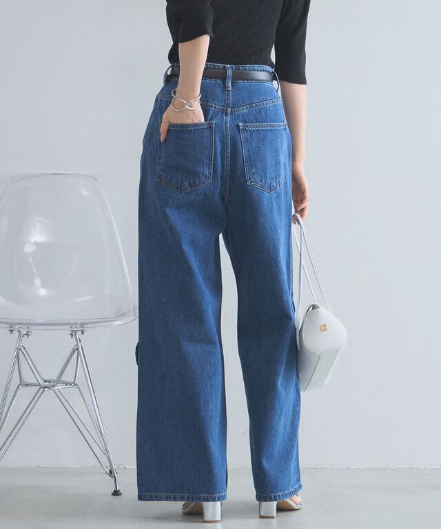 オフィシャルサイト限定】ラッフルフリルデザインデニム