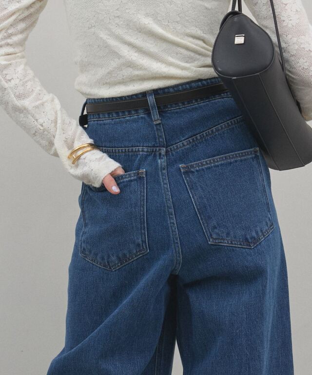オフィシャルサイト限定】ラッフルフリルデザインデニム