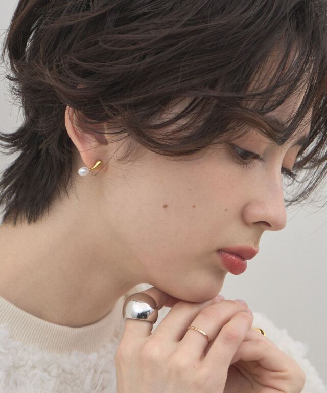 【オフィシャルサイト限定】真珠ゴールドピアス