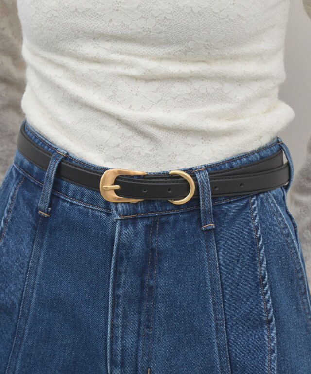 オフィシャルサイト限定】ゴールドバックルベルト