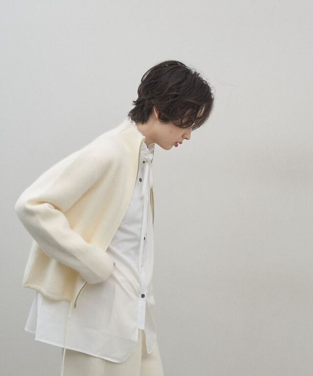 KIMMY ジップアップブルゾン パンツ　セットアップ オフィシャルサイト限定】ジップアップトップス(set up対応）
