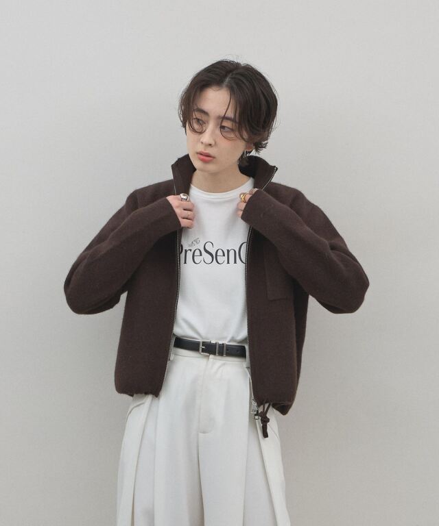オフィシャルサイト限定】ジップアップトップス(set up対応）