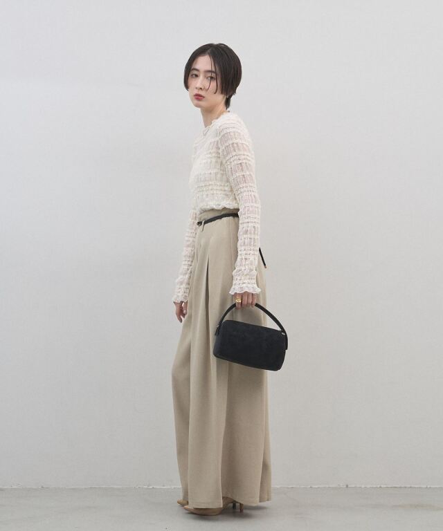 オフィシャルサイト限定】ベルト付きタッグ入りワイドパンツ