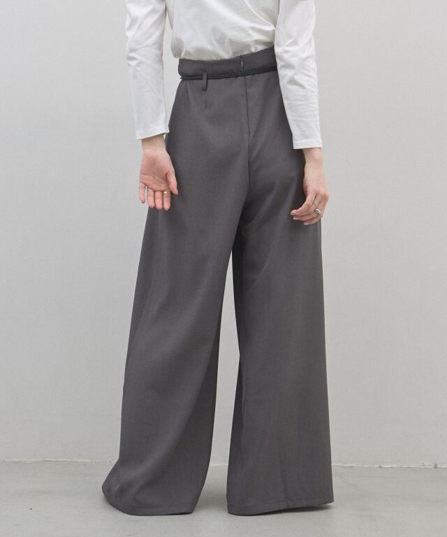 オフィシャルサイト限定】ベルト付きタッグ入りワイドパンツ