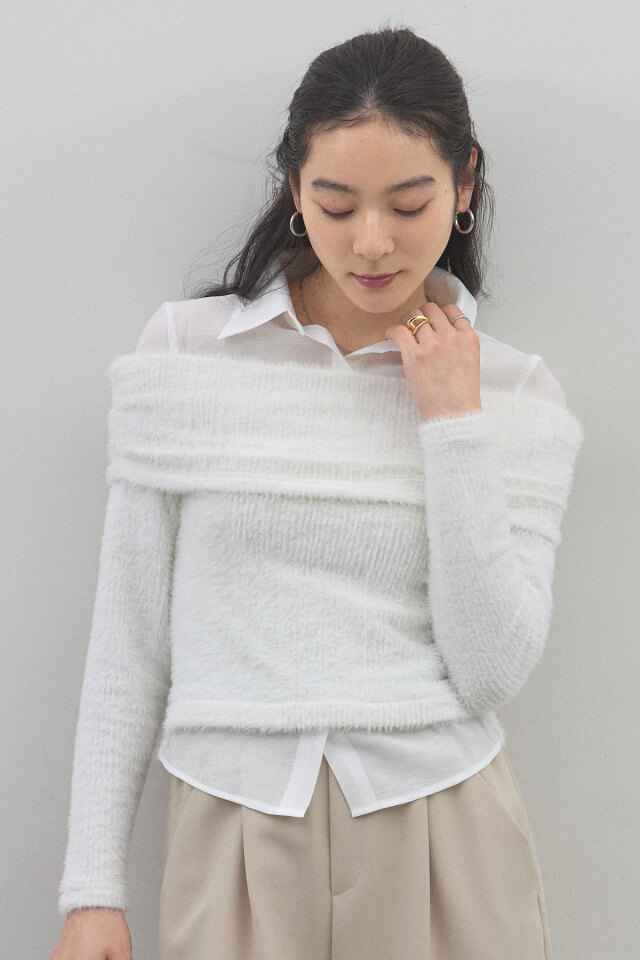 ケーブルニット