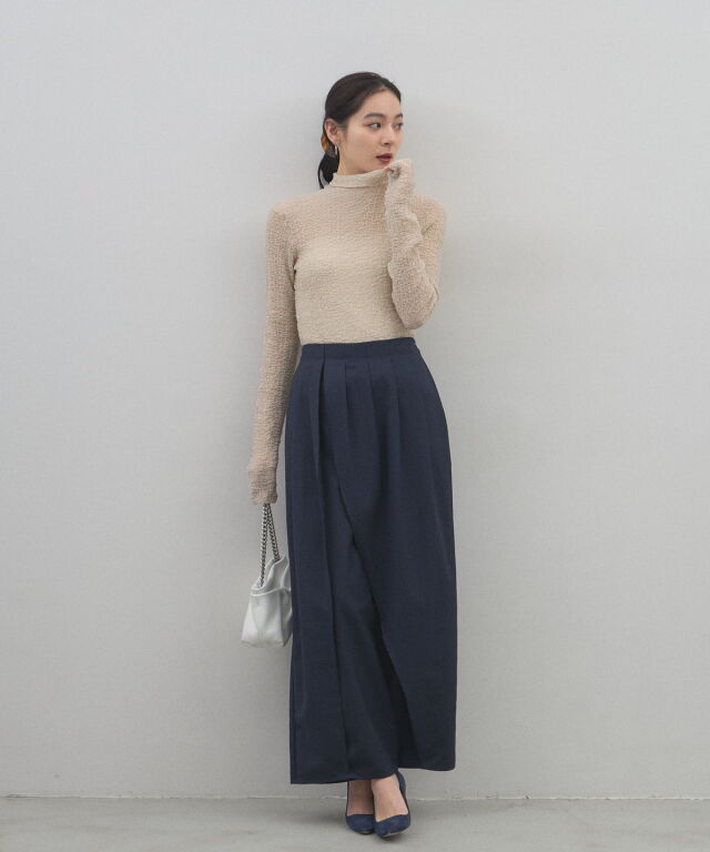 オフィシャルサイト限定】ストレッチジャガードタートル