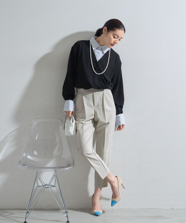 オフィシャルサイト限定】シャツドッキングニット