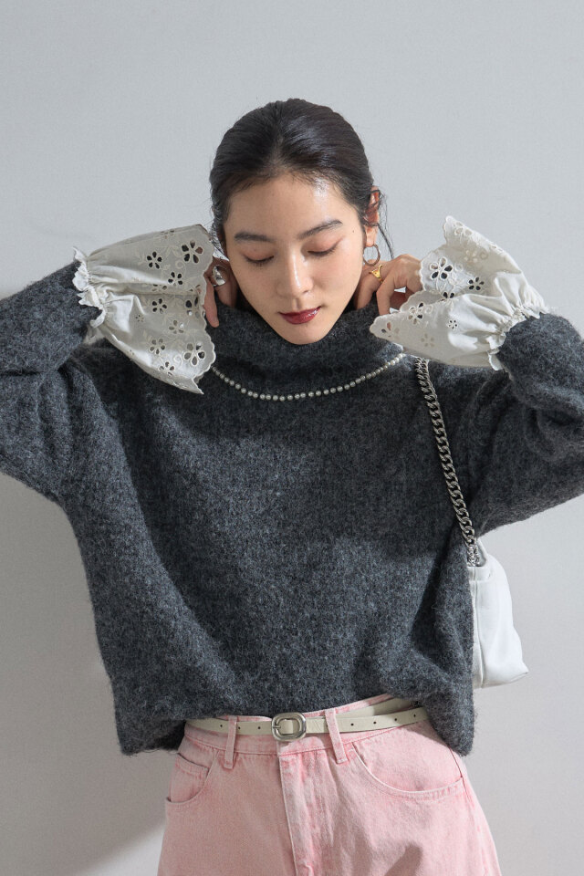 ケーブルニット