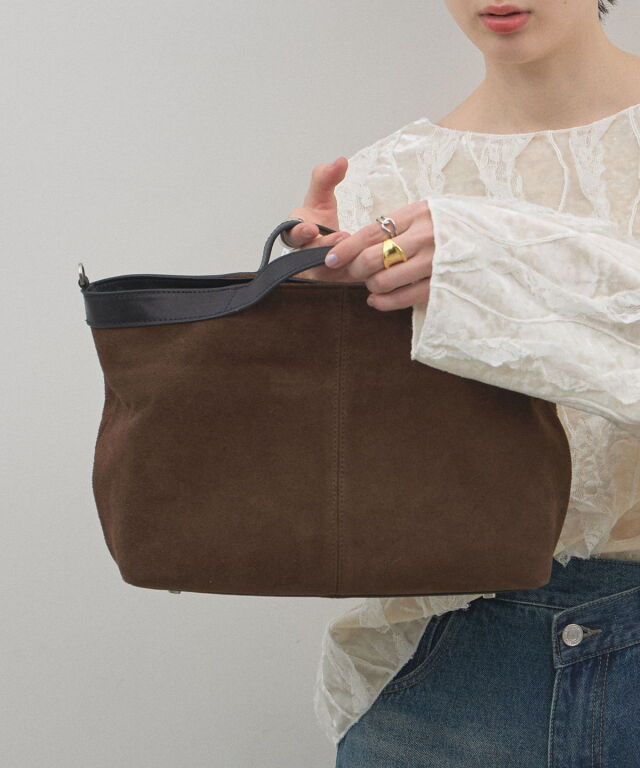 【オフィシャルサイト限定】フェイクスエードトートバッグ