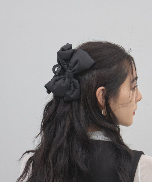 【オフィシャルサイト限定】ボリュームリボンヘアクリップ