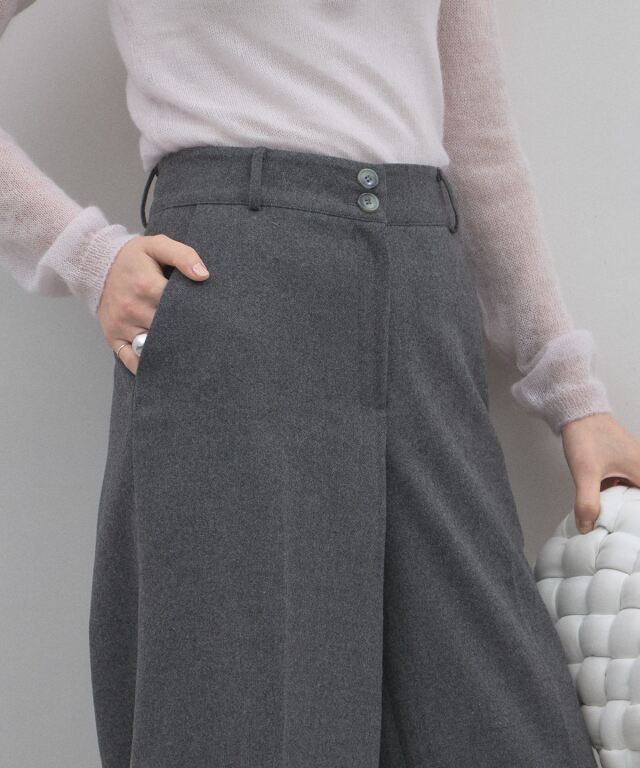 日曜限定値下げ！新品・未使用　45rpm　ウール混パンツ オフィシャルサイト限定】ウール混パンツ