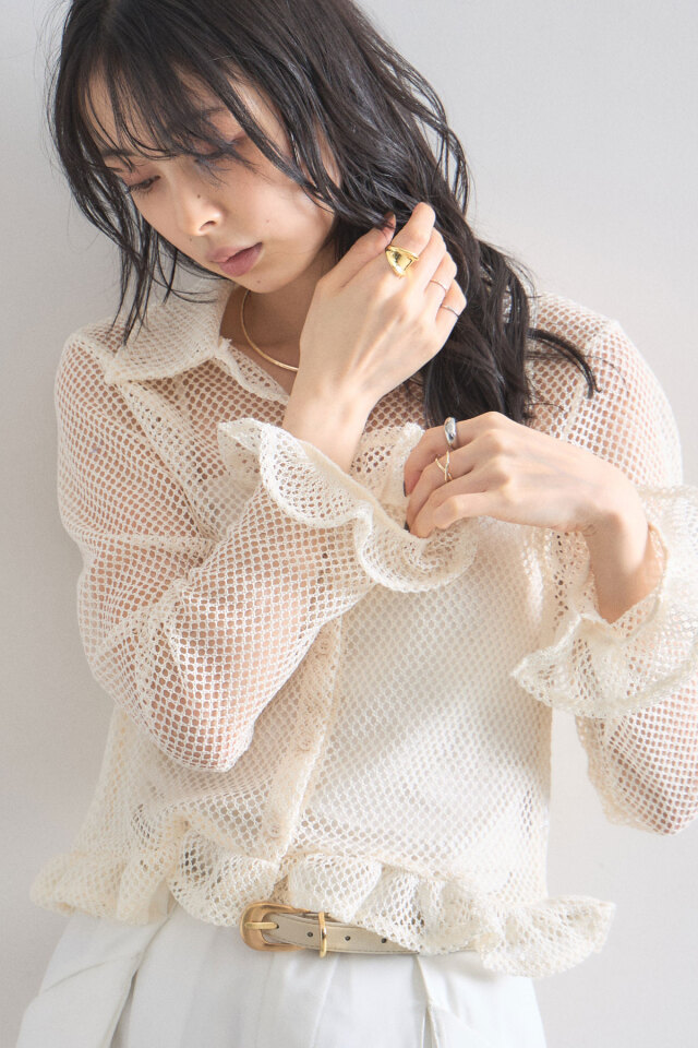 ケーブルニット