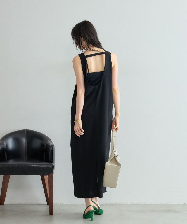 【オフィシャルサイト限定】カットジョーゼットバックオープンワンピース