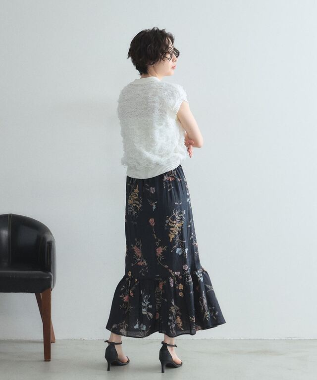 オフィシャルサイト限定】フリルデザインフラワースカート