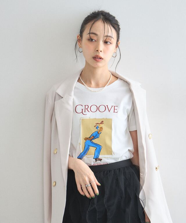 オフィシャルサイト限定】スケートガールプリントTシャツ