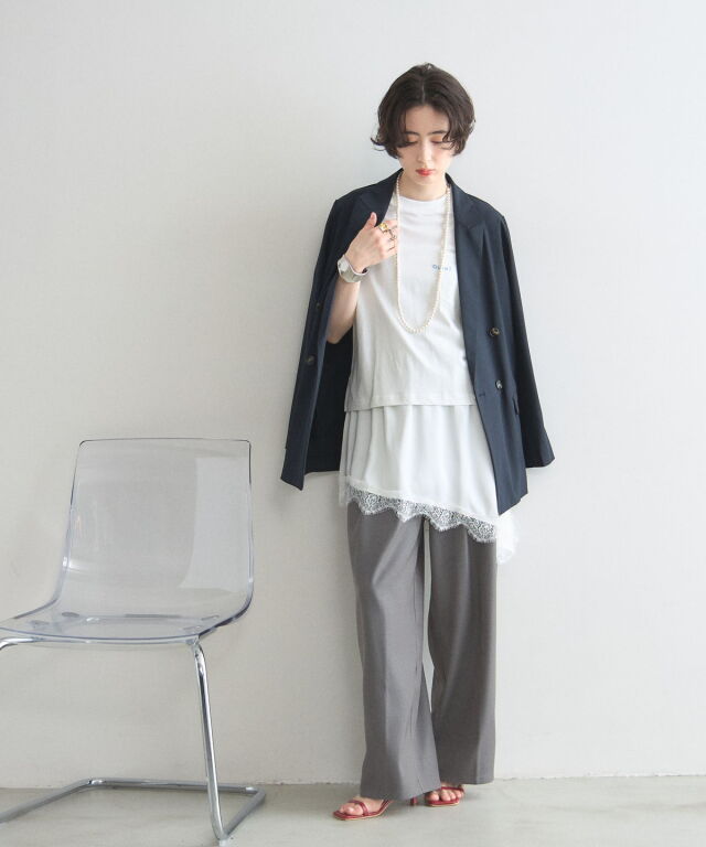 imさん専用 サテンレイヤードレーススカート