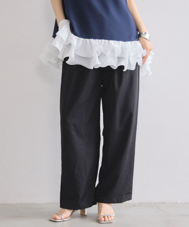 SS21Bristol リラックスパンツ オフィシャルサイト限定】リラックスワイドパンツ