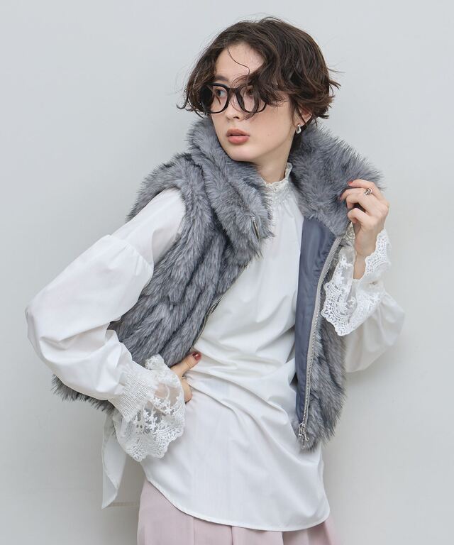 オフィシャルサイト限定】ミックスファージップベスト