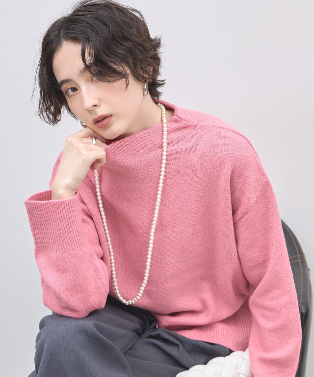 【オフィシャルサイト限定】ボトルネックニット