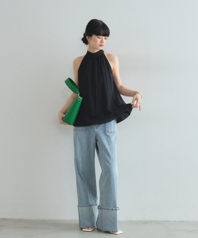 オフィシャルサイト限定】バルーンシフォンブラウス