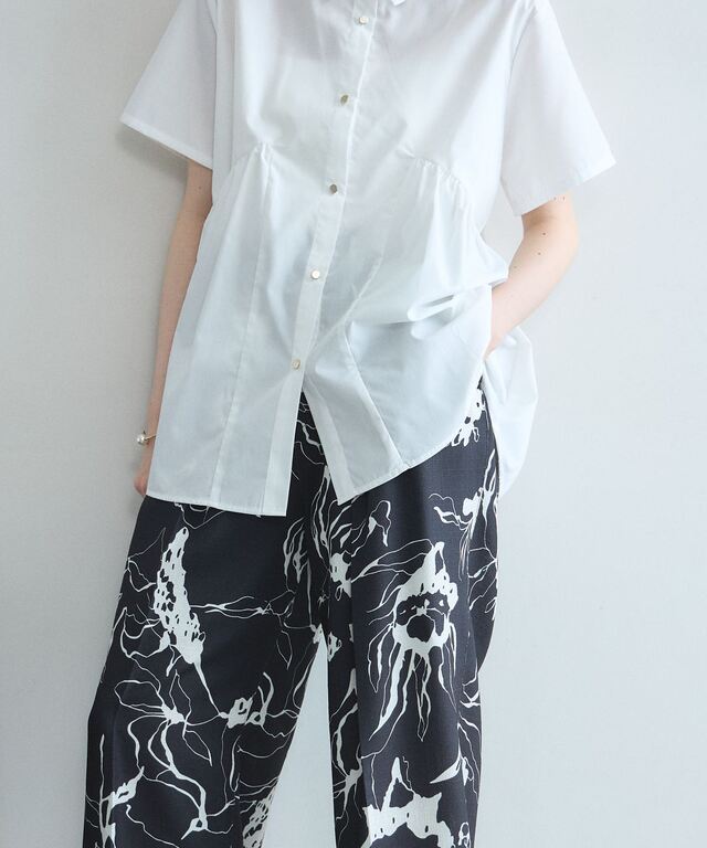オフィシャルサイト限定】モノトーンフラワーパンツ