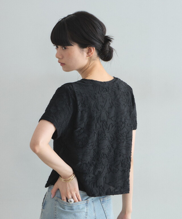 オフィシャルサイト】花柄オパール半袖Tシャツ