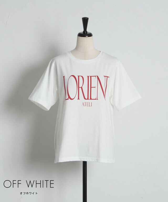カラーロゴプリントTシャツ