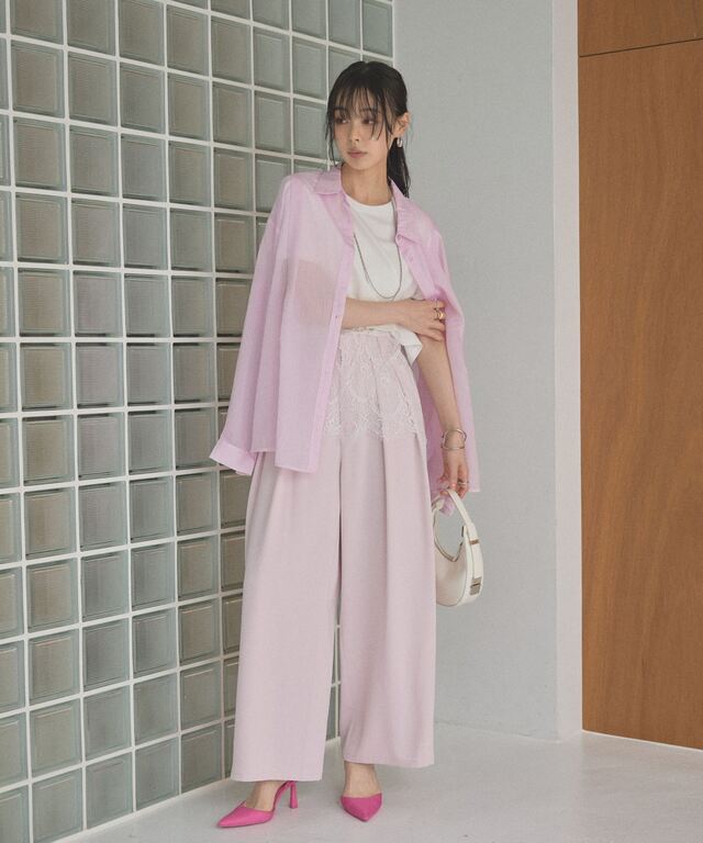 オフィシャルサイト・店舗限定】タックワイドパンツ
