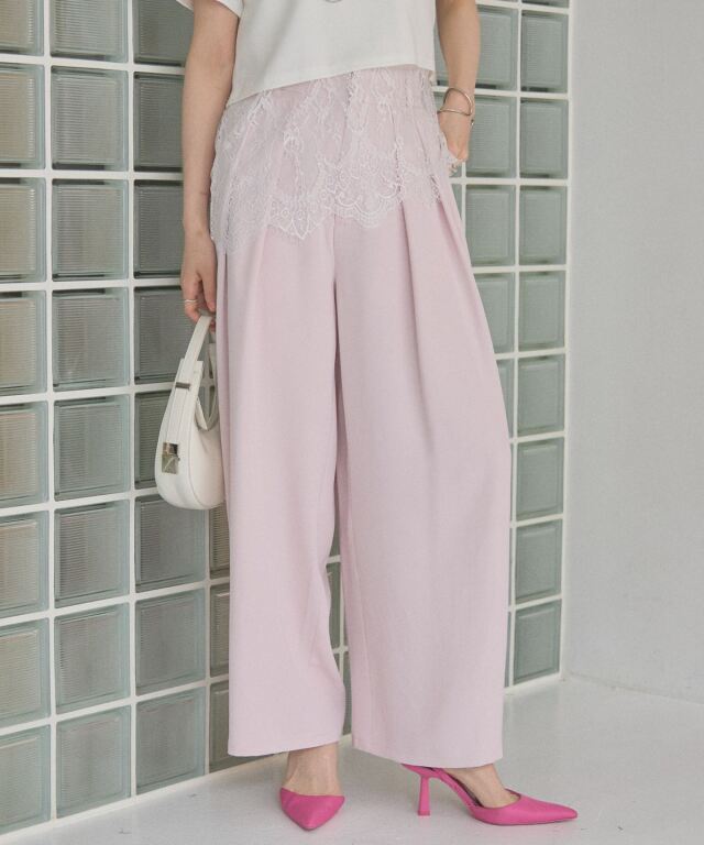 オフィシャルサイト・店舗限定】タックワイドパンツ