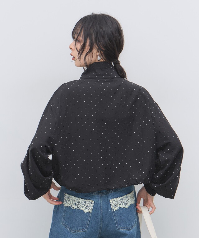 オフィシャルサイト限定】ドットシアーブルゾン