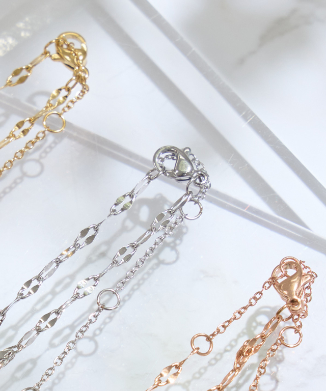 オフィシャルサイト限定】サージカルステンレス ワンポイントネックレス