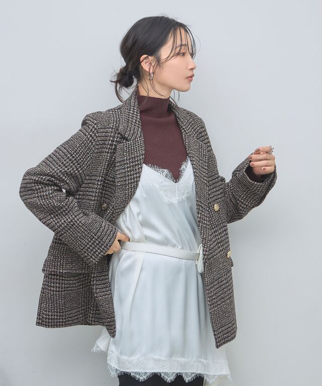 オフィシャルサイト限定】ツイードチェックテーラードジャケット