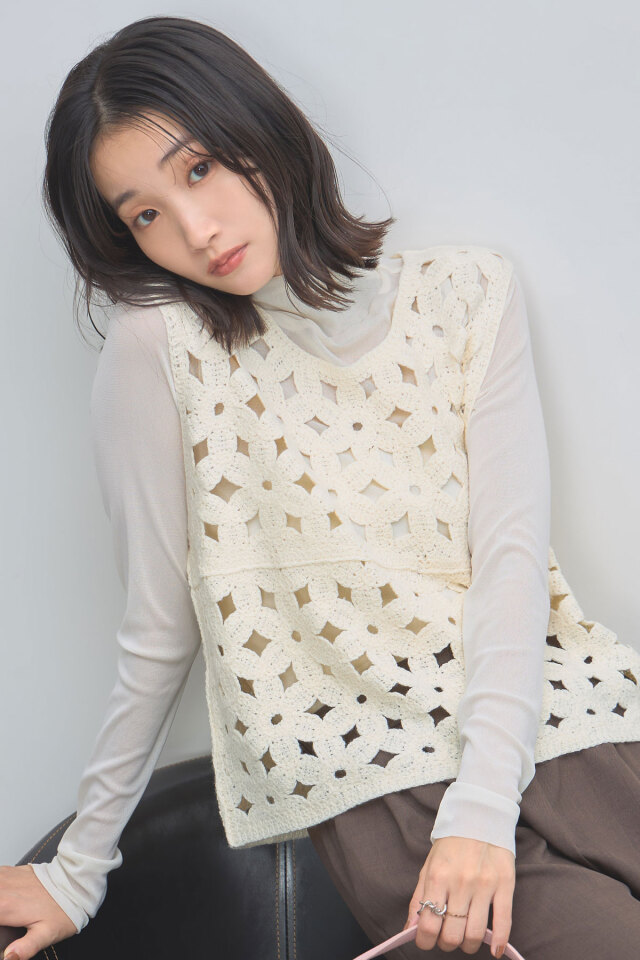 ケーブルニット