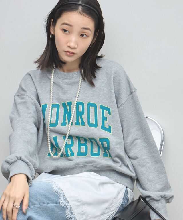 【オフィシャルサイト限定】カレッジロゴスウェットプルオーバー