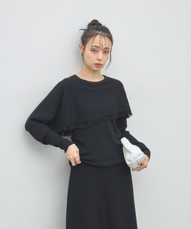 オフィシャルサイト限定】総ケーブルニットスキッパー＆ロングスカート