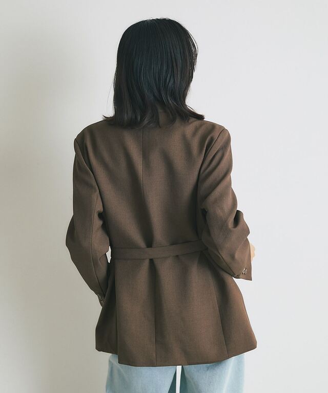 オフィシャルサイト限定】タイ付きノーカラージャケット